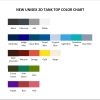 tank top color chart - Schnauzer Gifts