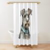 urshower curtain closedsquare1000x1000.1 24 - Schnauzer Gifts