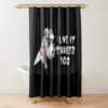 urshower curtain closedsquare1000x1000.1 25 - Schnauzer Gifts