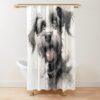 urshower curtain closedsquare1000x1000.1 5 - Schnauzer Gifts