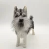 23cm Realistic Miniature Schnauzer Dog Animal Model Figurine Kids Plush Toy Home Ornament Collection New 1 - Schnauzer Gifts