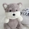 23cm kawaii Schnauzer Dog Plush Toy Small Soft Simulation Kids Stuffed Animal Toys for Children Cute 3 - Schnauzer Gifts