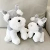 27 35cm Simulation RealLife Pets Schnauzer Plush Toys Stuffed Fluffy Animal Cute Puppy Baby Appsease Dog 2 - Schnauzer Gifts