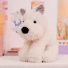 40cm Simulation Dog Stuffed Animal Toys Super Realistic Standard Schnauzer Plush Dog Doll For Children Luxury 4 - Schnauzer Gifts