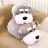 Cartoon Schnauzer Dog Plush Throw Pillow Toy Cute Stuffed Animals Chubby Puppy Doll Anime Soft Sofa 2 - Schnauzer Gifts