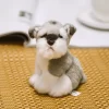 Simulation Dog Plush Toy Stuffed Animal Super High Quality Realistic Schnauzer Dog Toy For Luxury Home 4 - Schnauzer Gifts