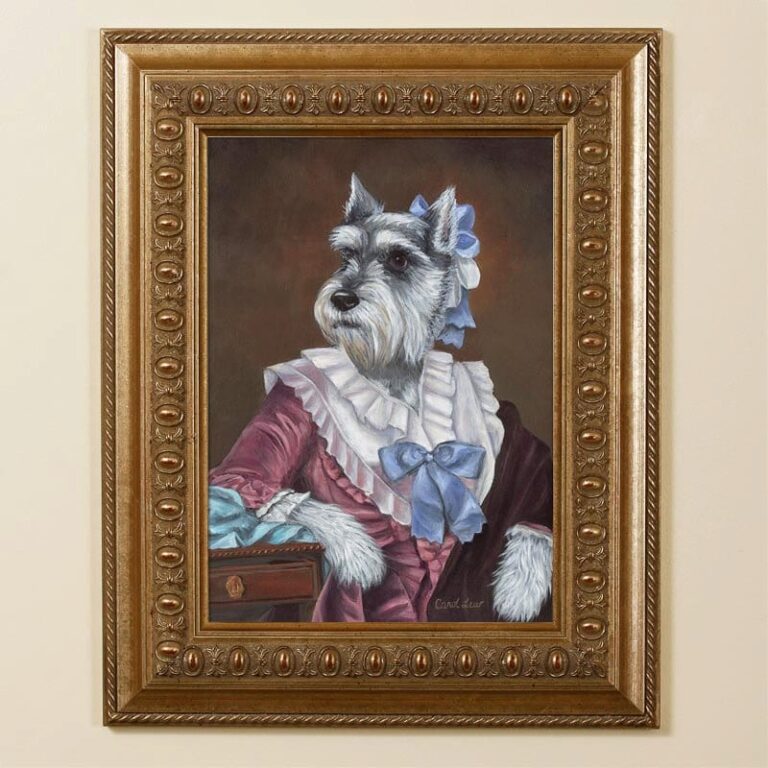 Schnauzer Novelty Personalized Portrait - Schnauzer Gifts